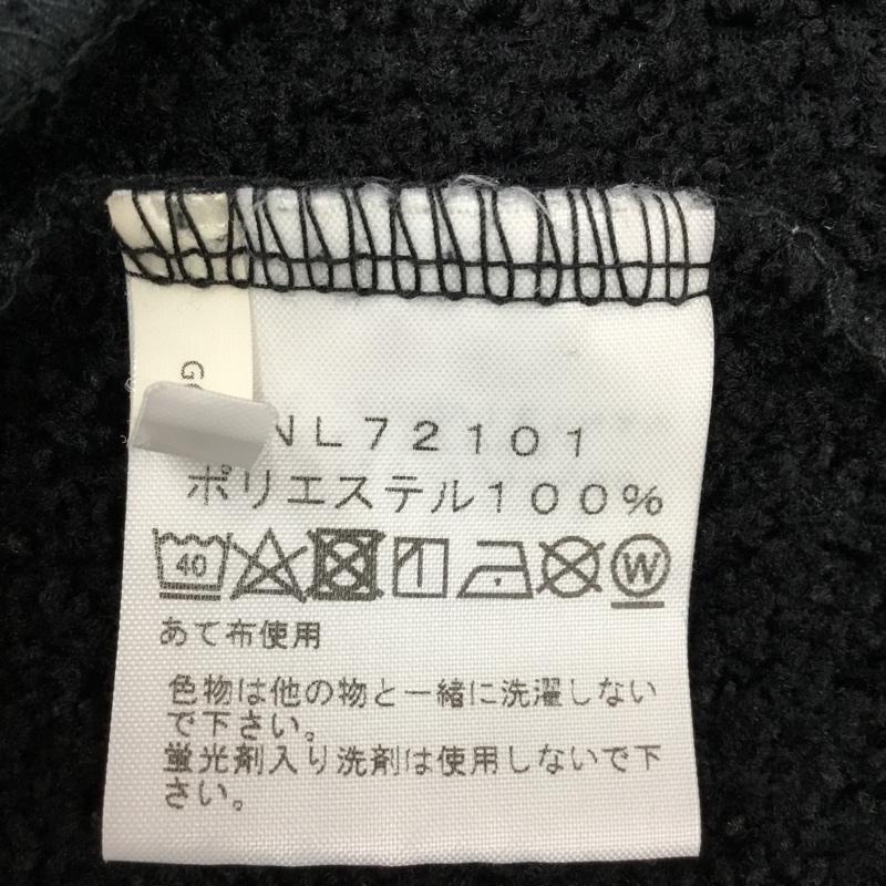 ザノースフェイス THE NORTH FACE カットソー 長袖 NL72101 カールサイドグリッドフーディ 長袖カットソー タートルネック S ロゴ、文字 黒 / ブラック / レディース USED 古着 中古 10115201