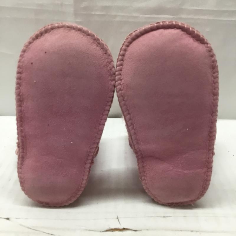 アグ UGG シューズ シューズ ベビーシューズ ロゴ、文字 桃 / ピンク / ガールズ USED 古着 中古 10110058