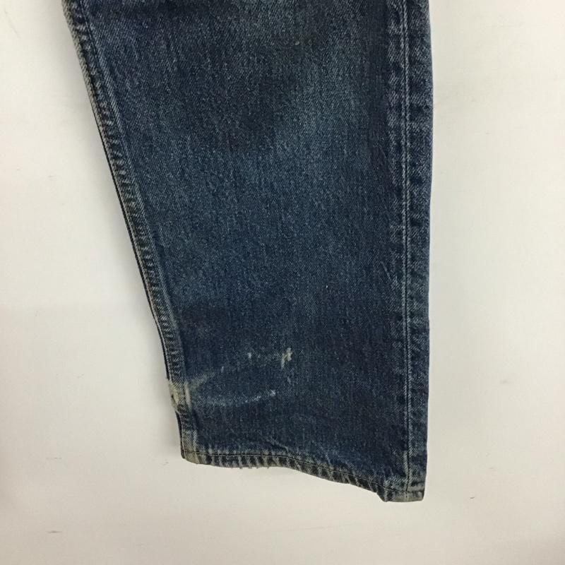 リーバイストラウスアンドコー Levi Strauss & co. パンツ デニム、ジーンズ デニムパンツ スリムパンツ カジュアルパンツ 32インチ ダメージ加工 インディゴ / インディゴ / メンズ USED 古着 中古 10128734
