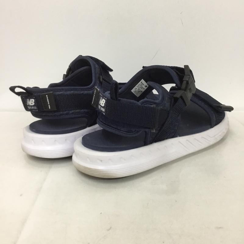 ニューバランス New Balance サンダル サンダル SMA600A2 スポーツサンダル 26cm 26.0cm ロゴ、文字 紺 / ネイビー / メンズ USED 古着 中古 10133282