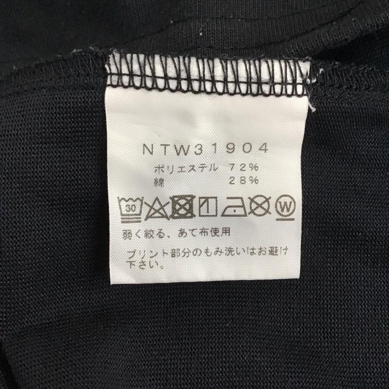 ザノースフェイス THE NORTH FACE Tシャツ 半袖 NTW31904 S/S TNF ROCK 3D Tee M ロゴ、文字 X プリント 黒 / ブラック / レディース USED 古着 中古 10130285