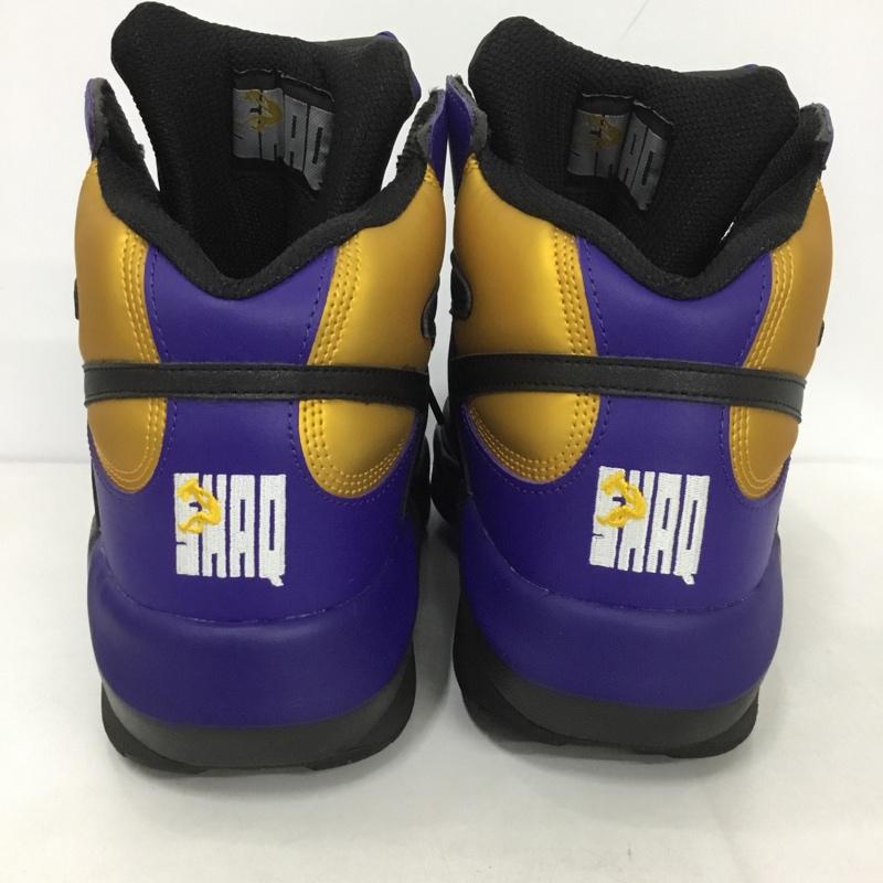 リーボック Reebok スニーカー スニーカー GY7127 SHAQ ATTAQ シャックアタック 27.5cm 箱有 27.5cm ロゴ、文字 黒 / ブラック / X 紫 / パープル / X 金 / ゴールド / メンズ USED 古着 中古 10130764