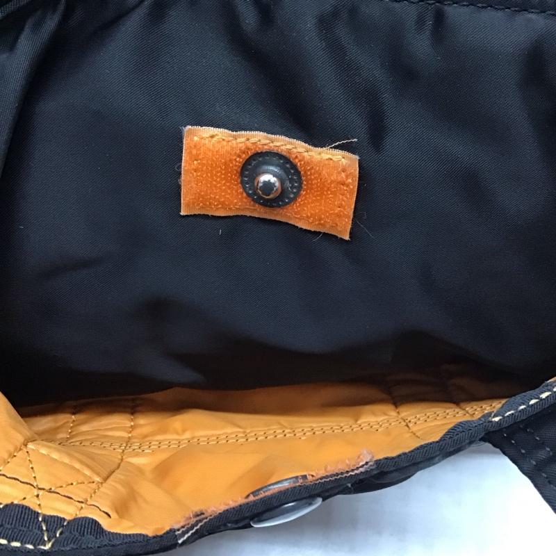 ポーター PORTER ハンドバッグ ハンドバッグ タンカー DUFFLE BAG ロゴ、文字 黒 / ブラック / メンズ USED 古着 中古 10111784