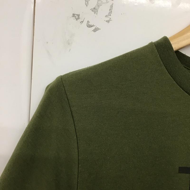 ザノースフェイス THE NORTH FACE Tシャツ 半袖 NTW31600 M プリント X ロゴ、文字 カーキ / カーキ / レディース USED 古着 中古 10129330