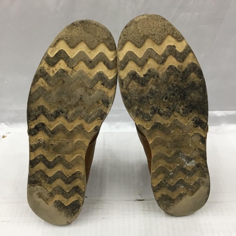 レッドウィング RED WING ブーツ ショートブーツ 875 9.5D ワークブーツ US:9.5 ロゴ、文字 茶 / ブラウン / メンズ USED 古着 中古 10106004