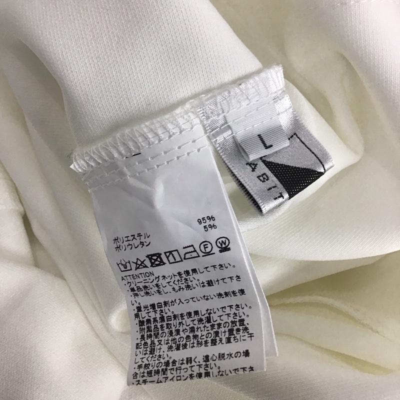 アビトーキョー ABITOKYO ワンピース ロングスカート ジャンパースカート バックスリット L 無地 白 / ホワイト / レディース USED 古着 中古 10108102