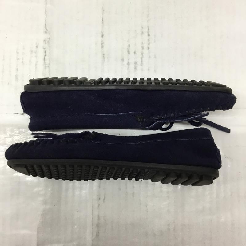 ミネトンカ Minnetonka カジュアルシューズ カジュアルシューズ 405S モカシン 無地 紺 / ネイビー / レディース USED 古着 中古 10106533