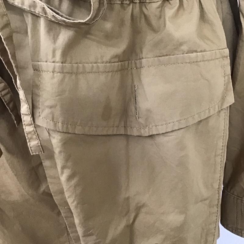 スライ SLY シャツ、ブラウス 長袖 030bsz30-6410 WAISTDRAWSTRINGMILITARYSH 長袖シャツ ノーカラーシャツ ロングシャツ FREE 無地 ベージュ / ベージュ / レディース USED 古着 中古 10108468