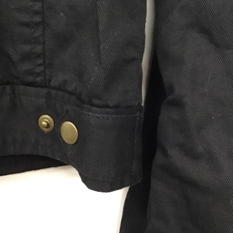スピック&スパンノーブル Spick & Span Noble ジャケット、上着 ジャケット、ブレザー 10-011-240-7020-1-0 コットンリネン ノーカラー 38 無地 黒 / ブラック / レディース USED 古着 中古 10131284