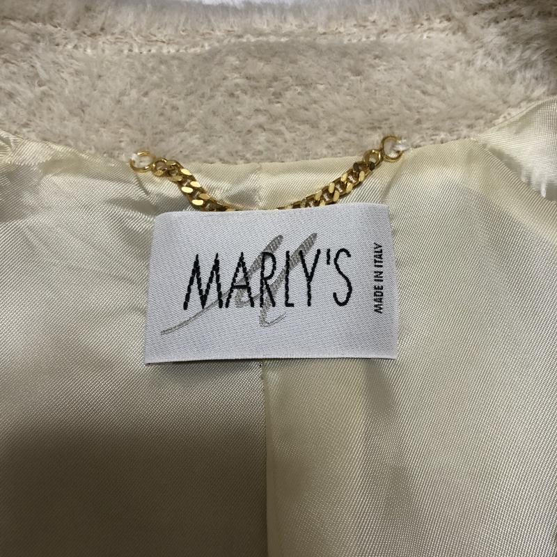 マルリス MARLY S コート コート一般 42 無地 白 / ホワイト / レディース USED 古着 中古 10014874