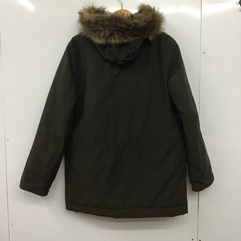 ギャップ GAP ジャケット、上着 ジャンパー、ブルゾン ジップアップジャケット パーカージャケット アウター M 無地 カーキ / カーキ / メンズ USED 古着 中古 10139312