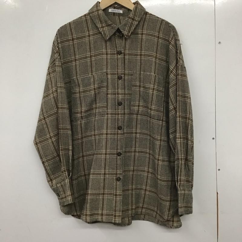 オリーブデオリーブ OLIVE des OLIVE シャツ、ブラウス 長袖 FREE チェック マルチカラー / マルチカラー / レディース USED 古着 中古 10139580