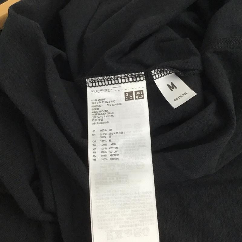 ユニクロ UNIQLO Tシャツ 半袖 半袖カットソー プリントTシャツ クルーネックカットソー アンダーカバー M プリント 黒 / ブラック / メンズ USED 古着 中古 10137784