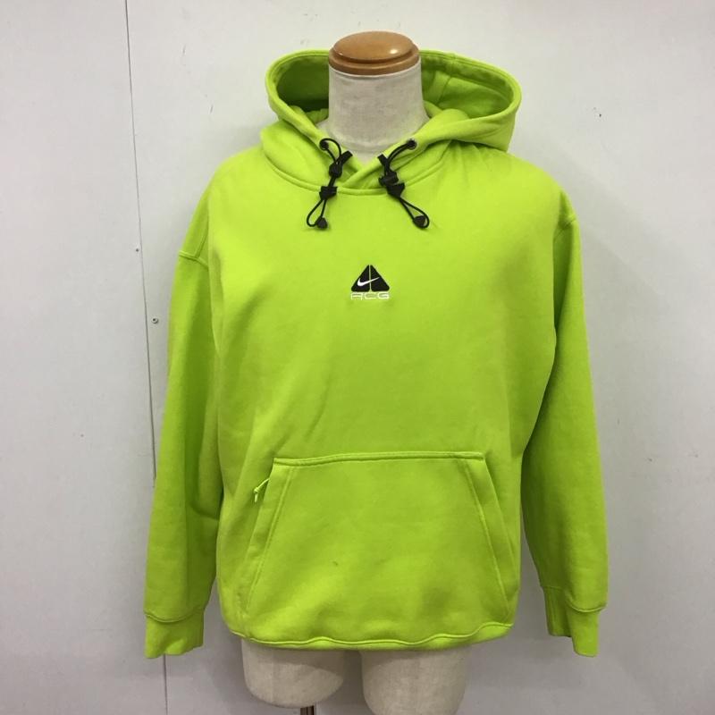 ナイキ エィシージー NIKE ACG パーカー 長袖 dh3088-389 パーカー プルオーバーパーカー スポーツウェア L ロゴ、文字 緑 / グリーン / メンズ USED 古着 中古 10123938