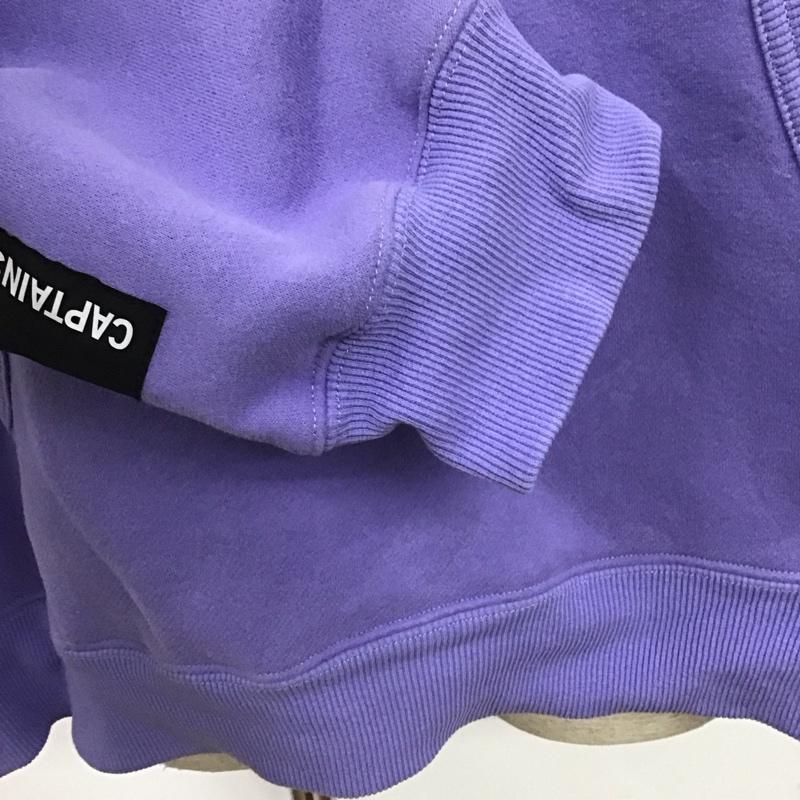 キャプテンズヘルム Captains Helm パーカー 長袖 フーディ XL ロゴ、文字 白 / ホワイト / X 黒 / ブラック / X 紫 / パープル / メンズ USED 古着 中古 10106682