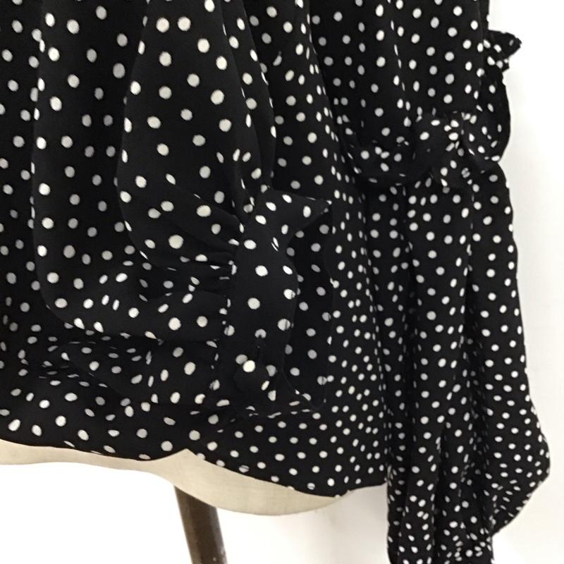 スライ SLY カットソー 長袖 030ba430-5320 PETIT DOT V/N TOPS FREE ドット 黒 / ブラック / レディース USED 古着 中古 10119888