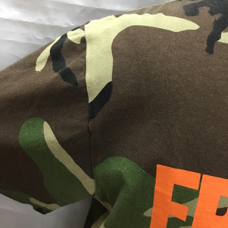 ヴィーロン VLONE Tシャツ 半袖 半袖カットソー プリントTシャツ クルーネックカットソー M カモフラージュ柄・迷彩 マルチカラー / マルチカラー /  メンズ USED 古着 中古 10109326