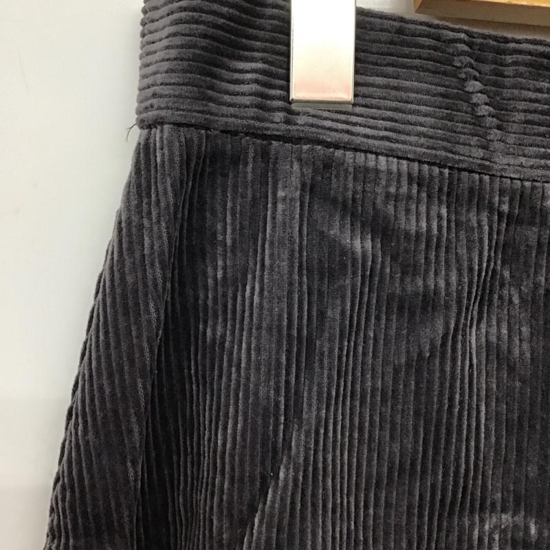 ザラ ZARA スカート ロングスカート ロングスカート タイトスカート コーデュロイスカート L 無地 灰 / グレー / レディース USED 古着 中古 10135802