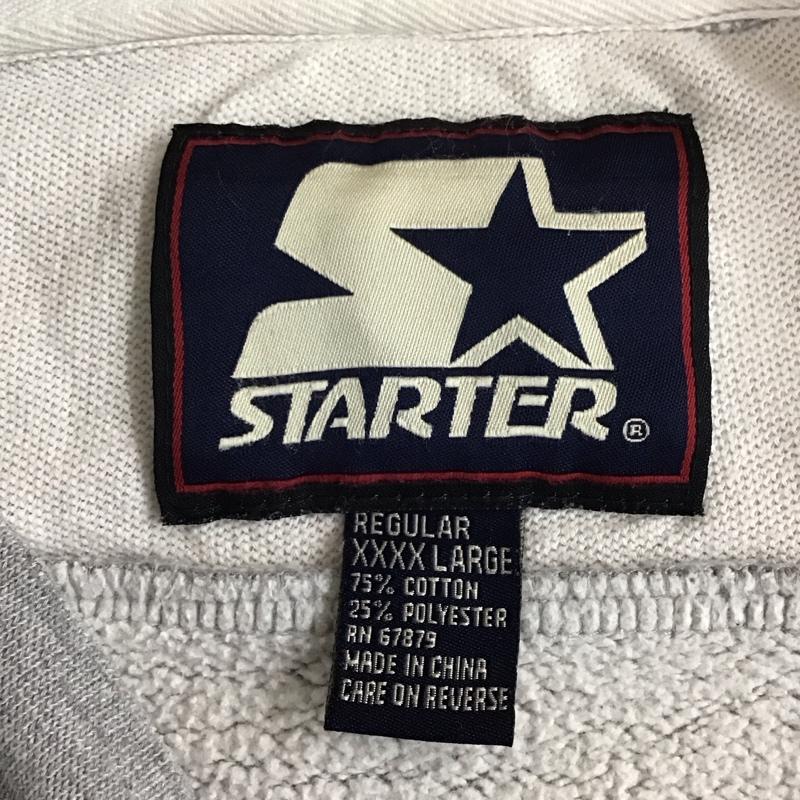 スターター STARTER トレーナー 長袖 長袖トレーナー スウェット クルーネック リブスウェットカットソー ロゴ、文字 灰 / グレー /  メンズ USED 古着 中古 10119021