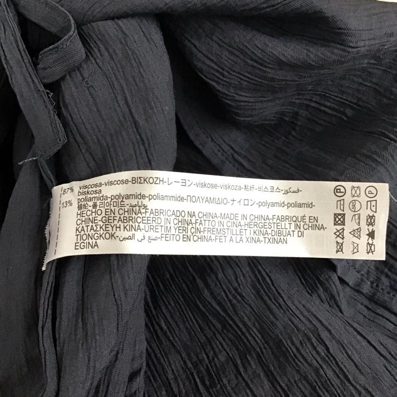 ザラ ZARA ジャケット、上着 ジャケット、ブレザー ガウン カシュクール M 無地 紺 / ネイビー / レディース USED 古着 中古 10113494