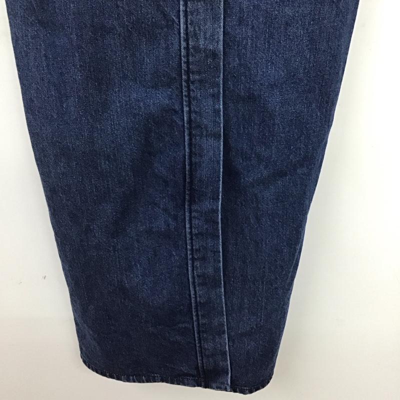 ローリーズファーム LOWRYS FARM ワンピース ロングスカート ノースリーブワンピース ロングスカート ジップアップロングワンピース M 無地 インディゴ / インディゴ / レディース USED 古着 中古 10134355