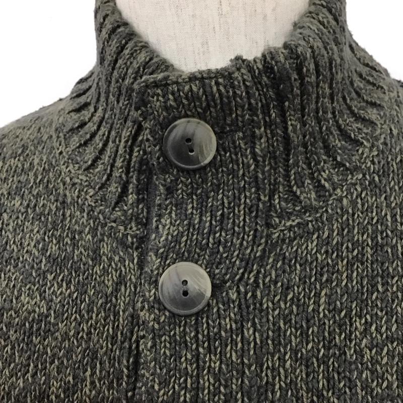 エルエルビーン L.L.Bean ニット、セーター 長袖 長袖ニット 長袖カットソー リブニット セーター タートルネック S 総柄 カーキ / カーキ / メンズ USED 古着 中古 10111132