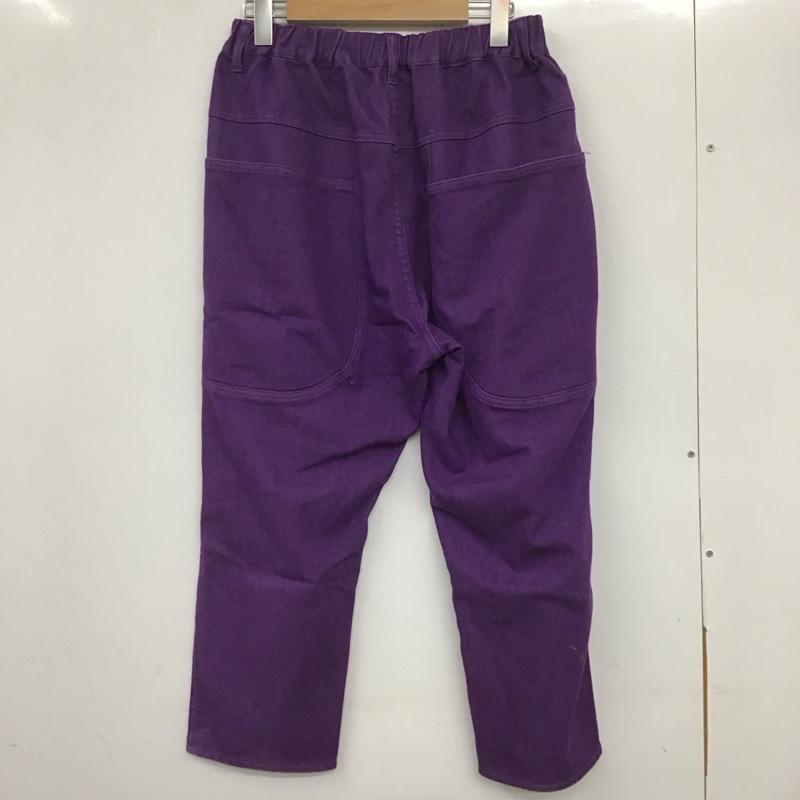 ゴースローキャラバン go slow caravan パンツ サルエルパンツ クロップド アンクル 391502 3 無地 紫 / パープル / メンズ USED 古着 中古 10134259