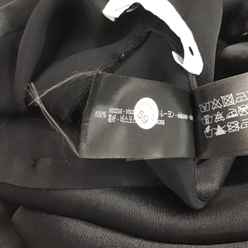 ザラ ZARA スカート ロングスカート M 無地 黒 / ブラック / レディース USED 古着 中古 10138065