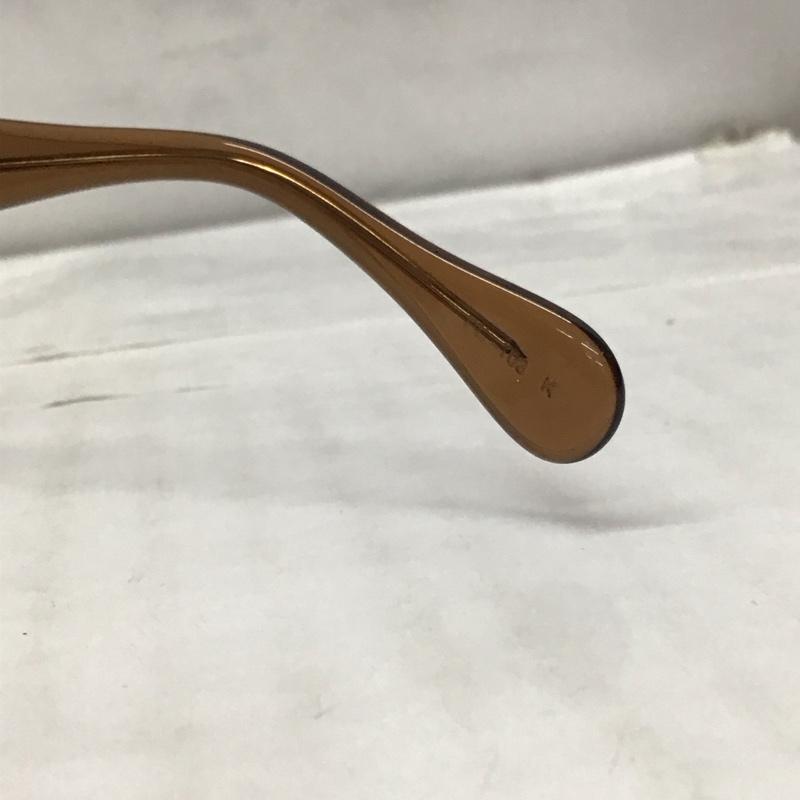 古着 USED めがね・サングラス サングラス JULIUS TART OPTICAL プラスチックフレーム PL-103 ワンポイント 茶 / ブラウン / メンズ USED 古着 中古 10118207