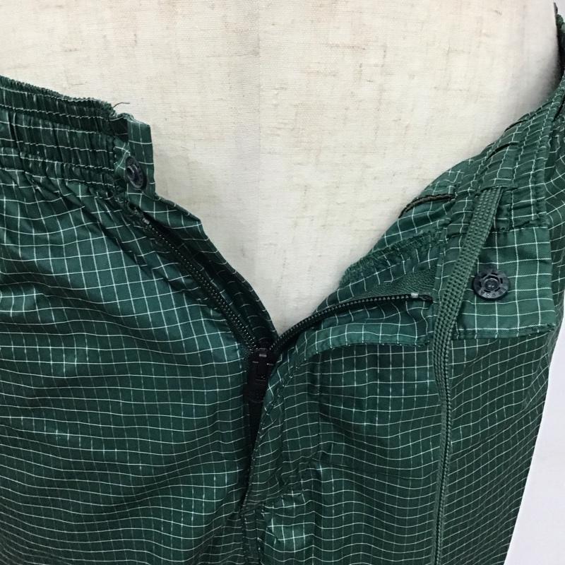 マナスタッシュ MANASTASH ボトムス ボトムス 7196036 リップストップ ナイロンパンツ L チェック 緑 / グリーン / メンズ USED 古着 中古 10119164