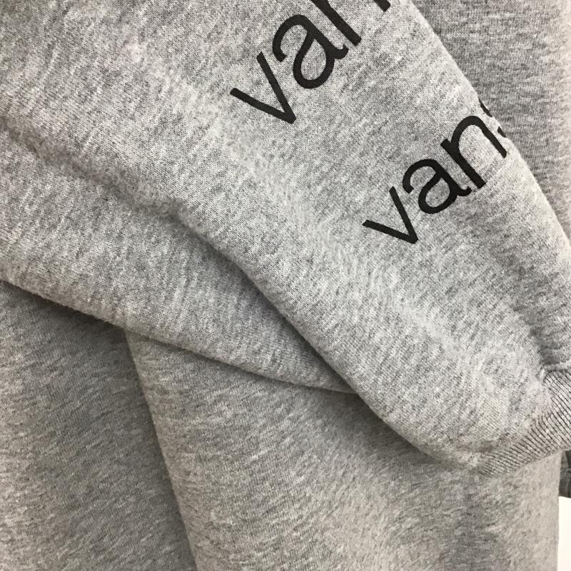 バンズ VANS ワンピース ミニスカート 29174h92000 スリーブプリントワンピース 長袖スウェットワンピース トレーナー FREE ロゴ、文字 灰 / グレー / メンズ USED 古着 中古 10111895