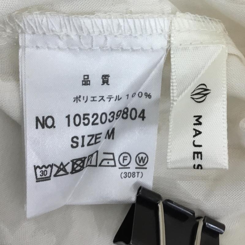 マジェスティックレゴン MAJESTIC LEGON シャツ、ブラウス 半袖 M 花柄 オフホワイト / オフホワイト / レディース USED 古着 中古 10137596