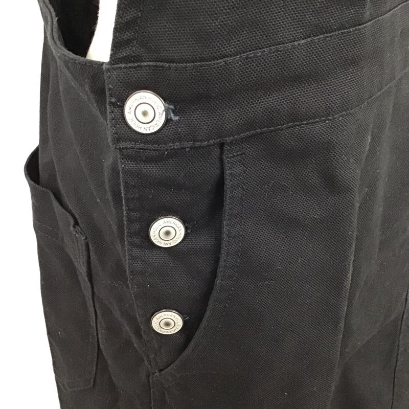 アメリカンホリック AMERICAN HOLIC ワンピース ロングスカート HA01L3H0400 ジャンスカ ロングスカート ジャンパースカート M 無地 黒 / ブラック / レディース USED 古着 中古 10123470