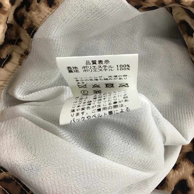リルリリー lilLilly スカート ミニスカート L18SS-SK209 フロントボタン 台形スカート 1 ヒョウ柄・レオパード柄 マルチカラー / マルチカラー / レディース USED 古着 中古 10114790