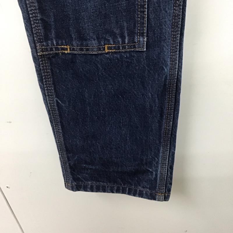 カーハート Carhartt パンツ デニム、ジーンズ デニムパンツ スリムパンツ カジュアルパンツ apc コラボ 30インチ ロゴ、文字 インディゴ / インディゴ / メンズ USED 古着 中古 10136195