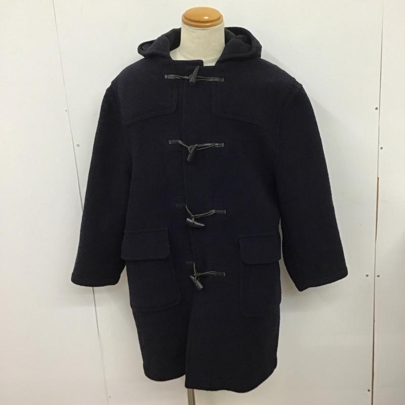 トミーヒルフィガー TOMMY HILFIGER コート コート一般 ロングコート フード付きジャケット アウター ダッフルコート M 無地 紺 / ネイビー / メンズ USED 古着 中古 10127950