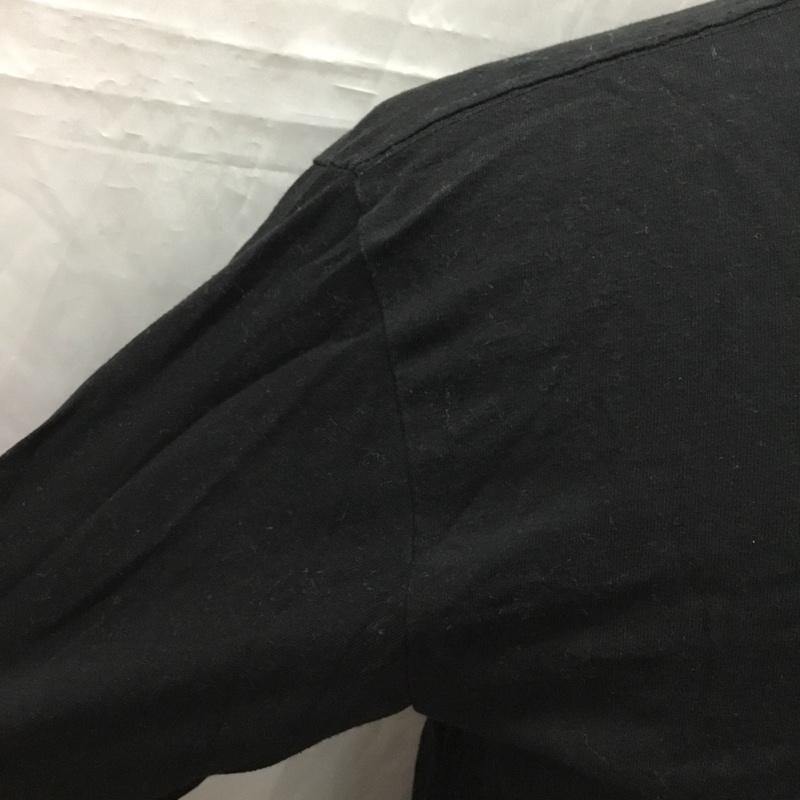 エーエイプバイアベイシングエイプ AAPE BY A BATHING APE カットソー 長袖 長袖カットソー クルーネックカットソー プリントTシャツ ロングスリーブカットソー M プリント 黒 / ブラック /  メンズ USED 古着 中古 10111293