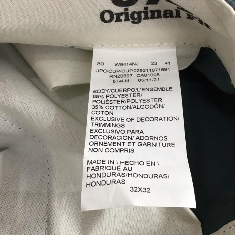 ディッキーズ Dickies パンツ ワークパンツ、ペインターパンツ ワークパンツ ワイドパンツ カジュアルパンツ 32インチ 無地 緑 / グリーン / メンズ USED 古着 中古 10132098
