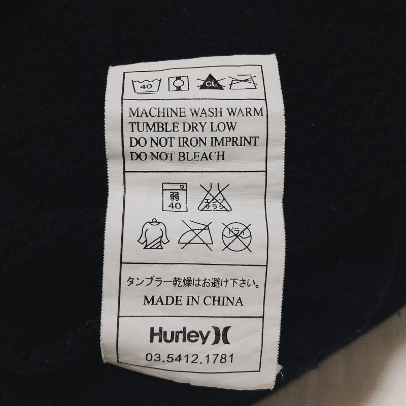 ハーレー Hurley パーカー 長袖 S 無地 X 刺繍 X 黒 / ブラック / X 白 / ホワイト / X 桃 / ピンク / X 黄 / イエロー / レディース USED 古着 中古 10017392
