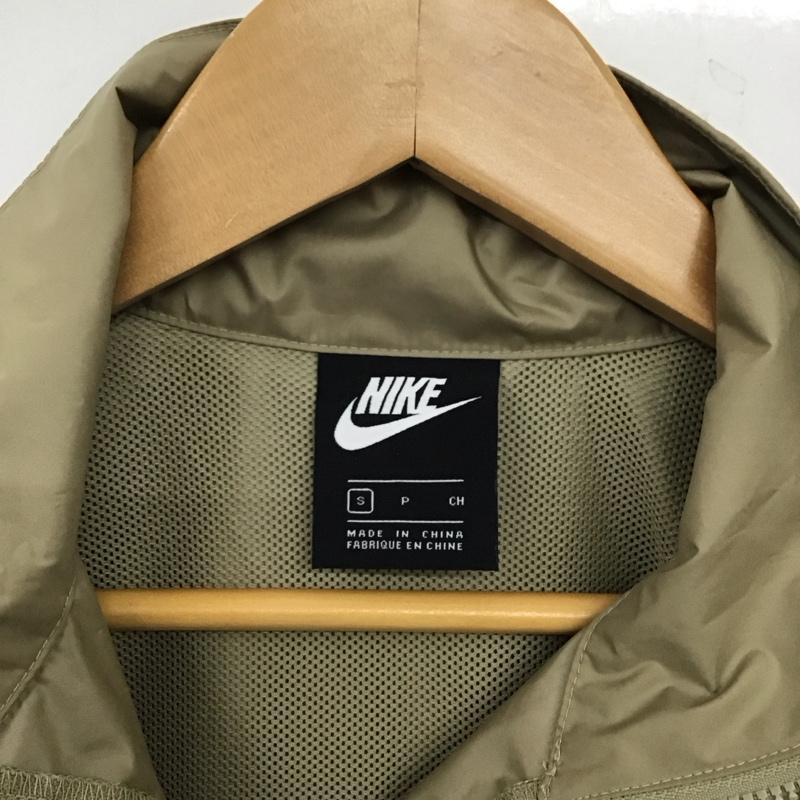 ナイキ NIKE ジャケット、上着 ジャンパー、ブルゾン DJ1070-391 マウンテンパーカー S ロゴ、文字 白 / ホワイト / X ベージュ / ベージュ / X 水色 / ライトブルー / レディース USED 古着 中古 10134664