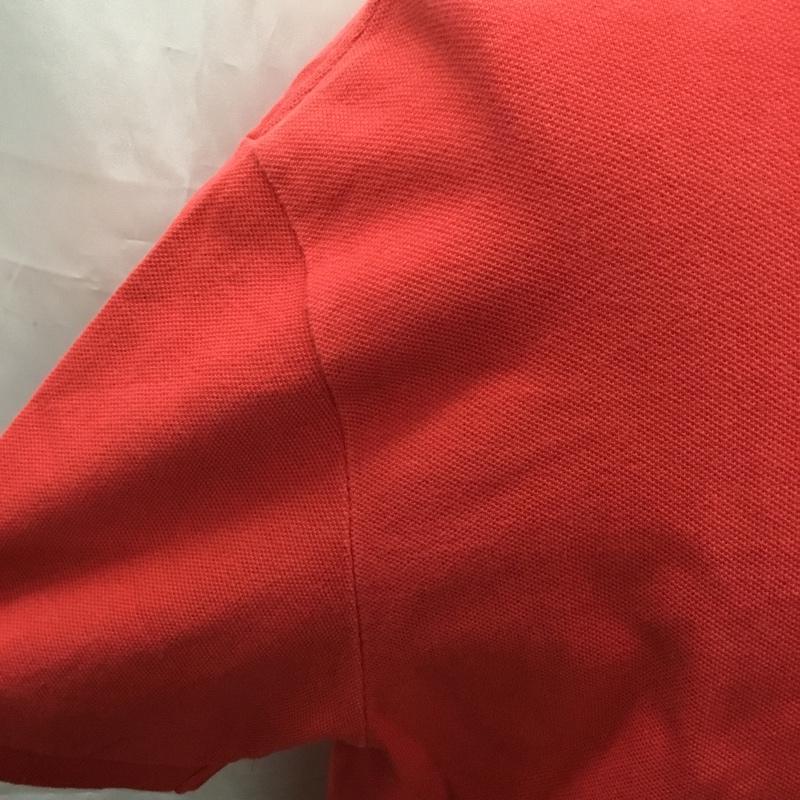 ポロラルフローレン POLO RALPH LAUREN ポロシャツ 半袖 L 無地 赤 / レッド / メンズ USED 古着 中古 10108686
