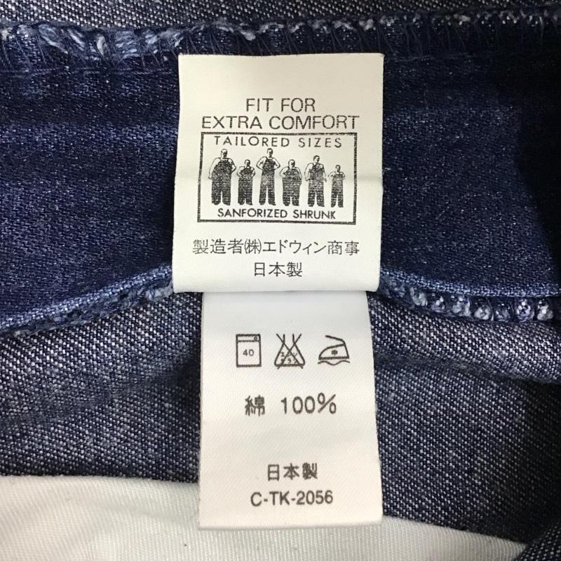 リー Lee パンツ デニム、ジーンズ デニムパンツ ストレートパンツ ワイドパンツ カジュアルパンツ 33インチ 無地 青 / ブルー / メンズ USED 古着 中古 10116365