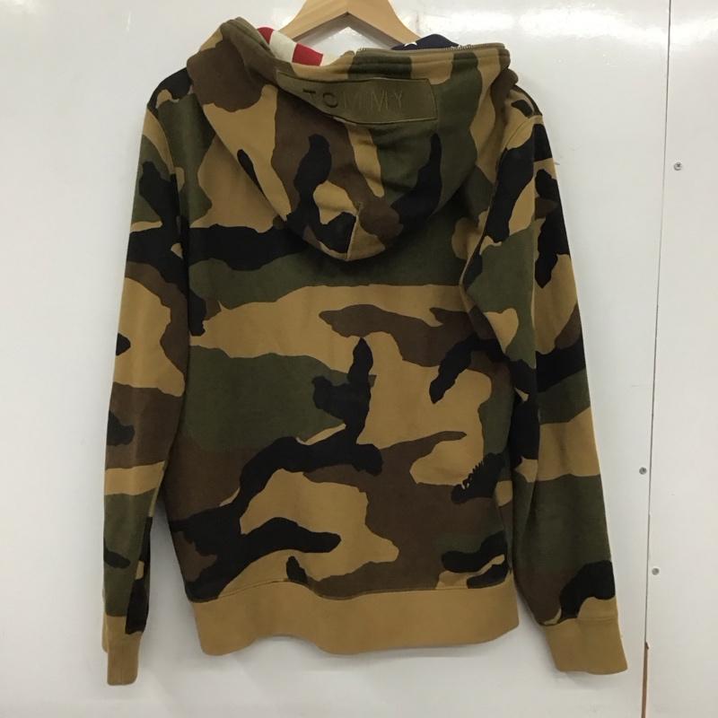 トミー TOMMY パーカー 長袖 長袖パーカー ジップアップパーカー スウェット M カモフラージュ柄・迷彩 マルチカラー / マルチカラー / メンズ USED 古着 中古 10137047