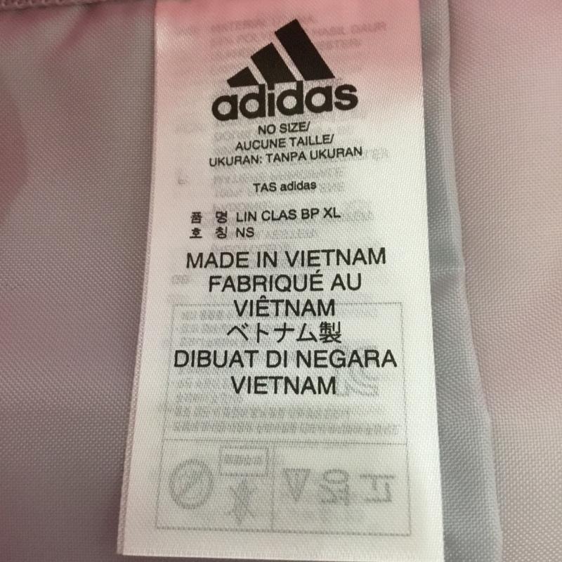 アディダス adidas リュックサック、デイパック リュックサック、デイバッグ DT8641 リニアロゴバックパック タグ付き ロゴ、文字 桃 / ピンク / レディース USED 古着 中古 10132767