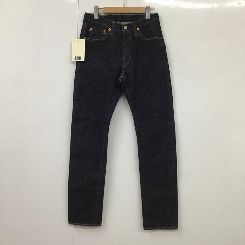 エフオービーファクトリー FOB FACTORY パンツ デニム、ジーンズ デニムパンツ スリムパンツ カジュアルパンツ 30インチ 無地 インディゴ / インディゴ / メンズ USED 古着 中古 10132147