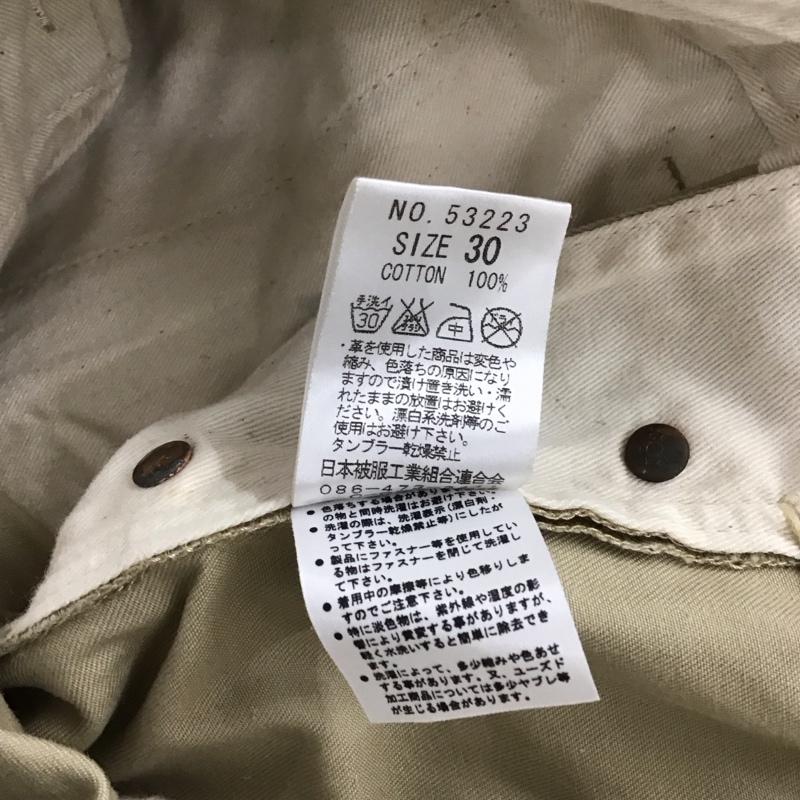エターナル ETERNAL パンツ チノパン チノパン ワイドパンツ カジュアルパンツ 30インチ 無地 ベージュ / ベージュ / メンズ USED 古着 中古 10140720