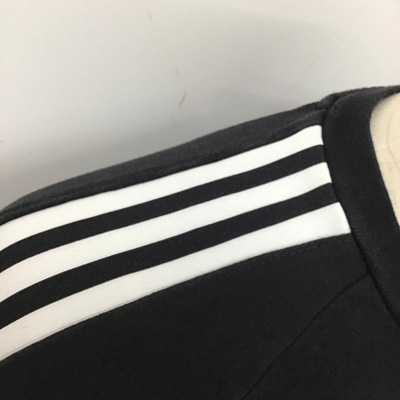アディダス adidas トレーナー 長袖 GN3545 3DTrefoil3StripeCrewSweatOriginals 長袖トレーナー ロゴ、文字 黒 / ブラック /  メンズ USED 古着 中古 10117495