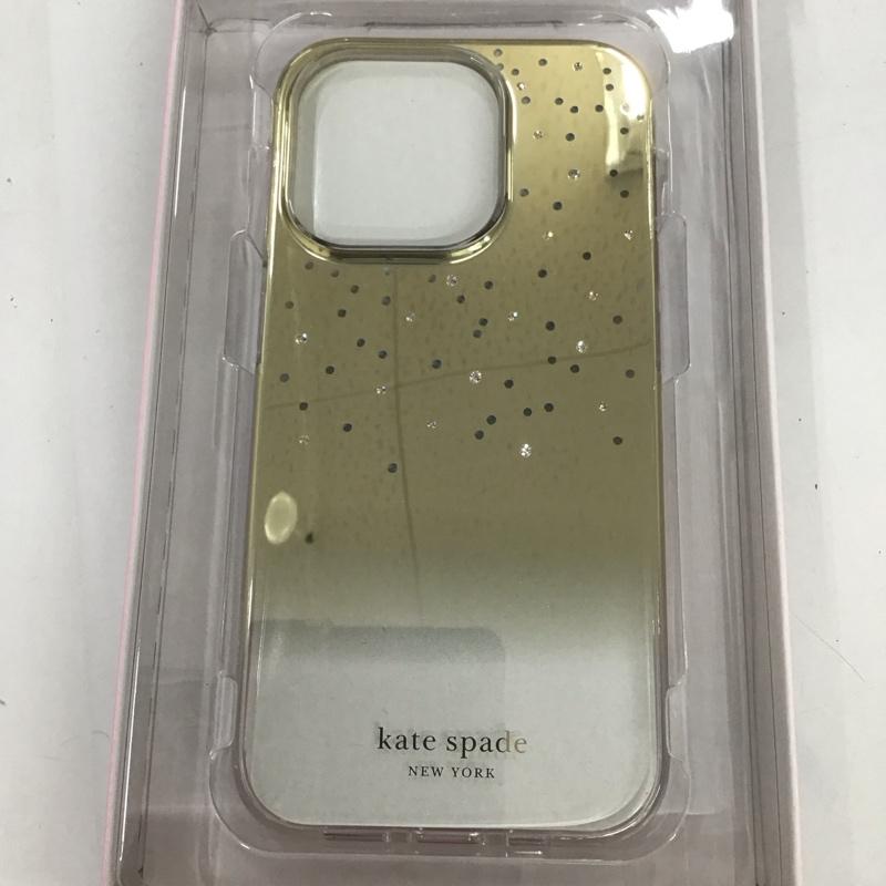 ケイトスペード Kate Spade ファッション小物 ファッション小物 KSIPH-227-MOGLD iPhone14 Pro Gold Metallic Ombre iPhoneケース ロゴ、文字 金 / ゴールド / レディース USED 古着 中古 10122764