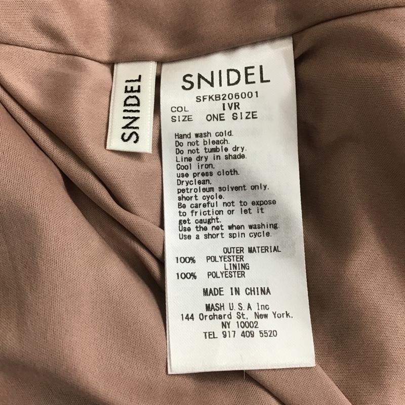 スナイデル SNIDEL ワンピース ロングスカート sfkb206001 ロングスカートワンピース 長袖ワンピース フレアスカート 無地 桃 / ピンク / レディース USED 古着 中古 10105955