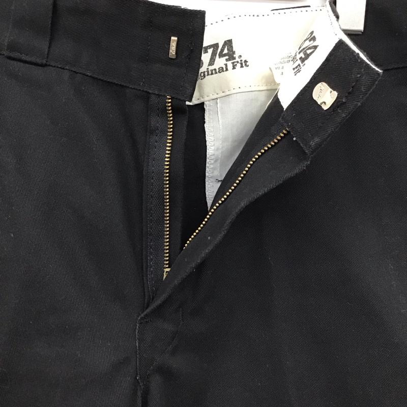 ディッキーズ Dickies パンツ ワークパンツ、ペインターパンツ 32インチ 無地 黒 / ブラック / メンズ USED 古着 中古 10130482